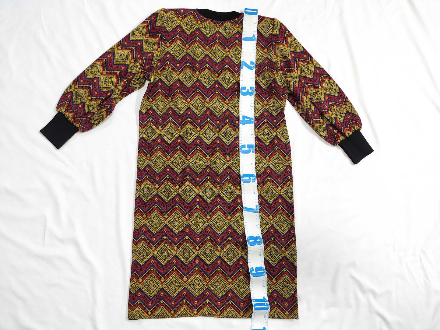Yves Saint Laurent all-over print knit dress