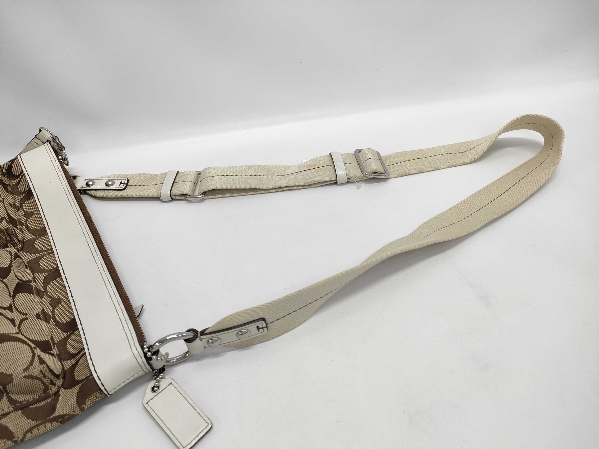 COACH Signature Canvas Shoulder Bag