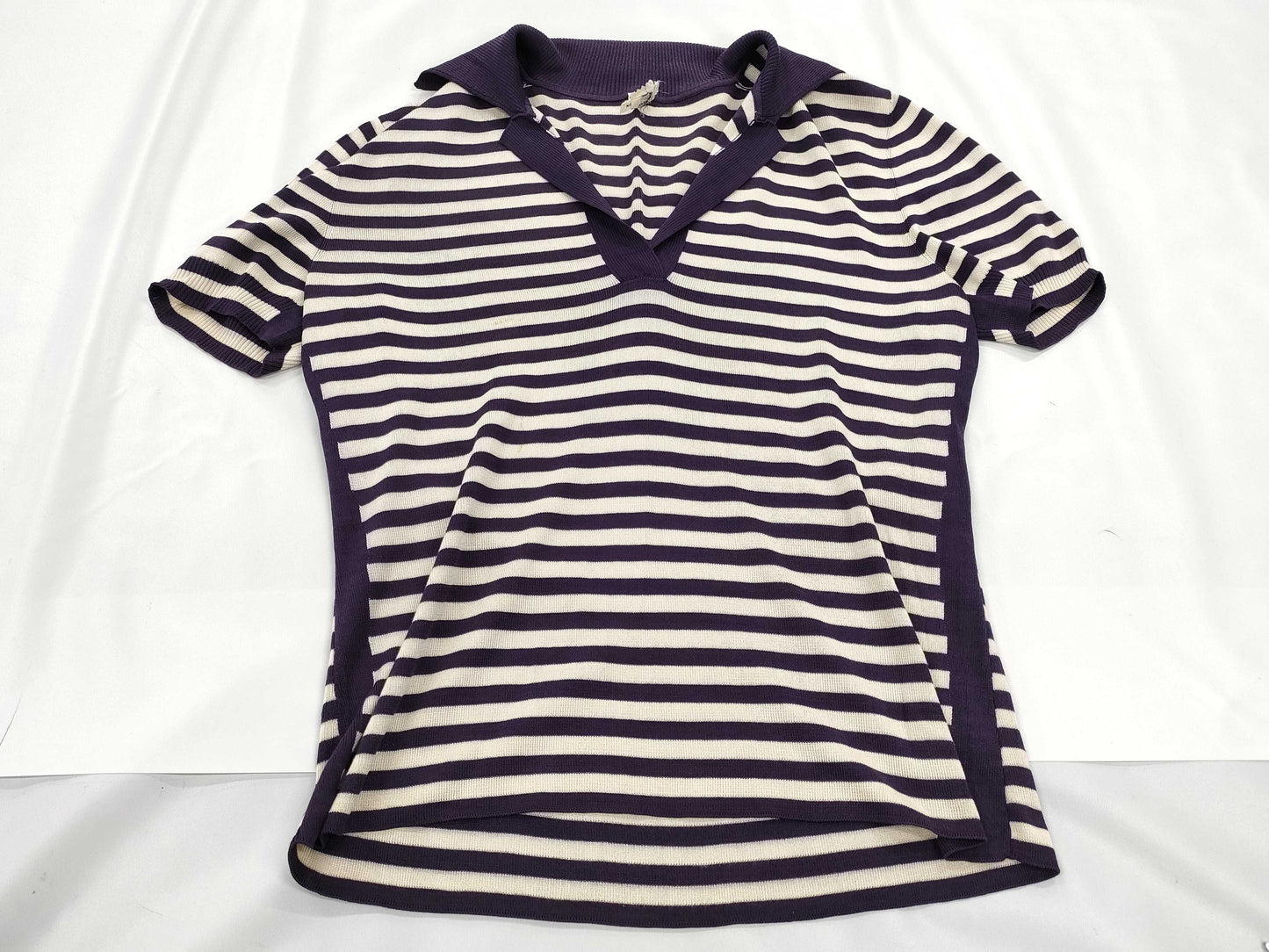 HERMES Striped Shirt Tops