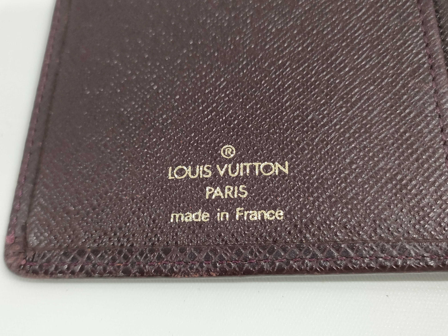 LOUIS VUITTON Taiga Credit Wallet, Agenda, and Pass Case Set Wallet