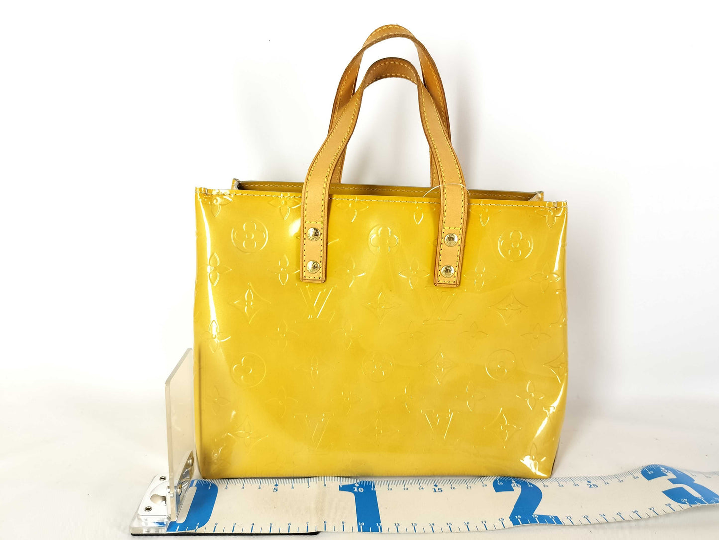 LOUIS VUITTON Vernis Reed PM Handbag