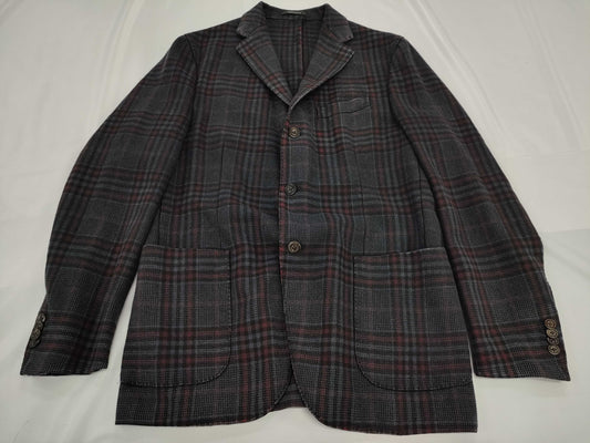 BOGLIOLI Wool Check Jacket