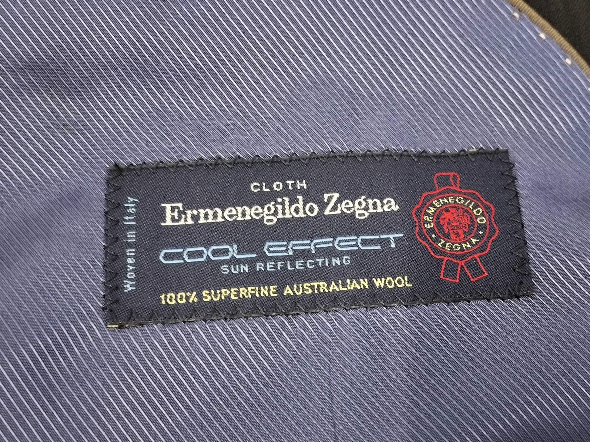 Zegna Suit Set, Striped, Black, Other Apparel