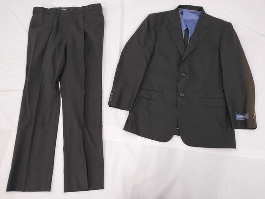 Zegna Suit Set, Striped, Black, Other Apparel