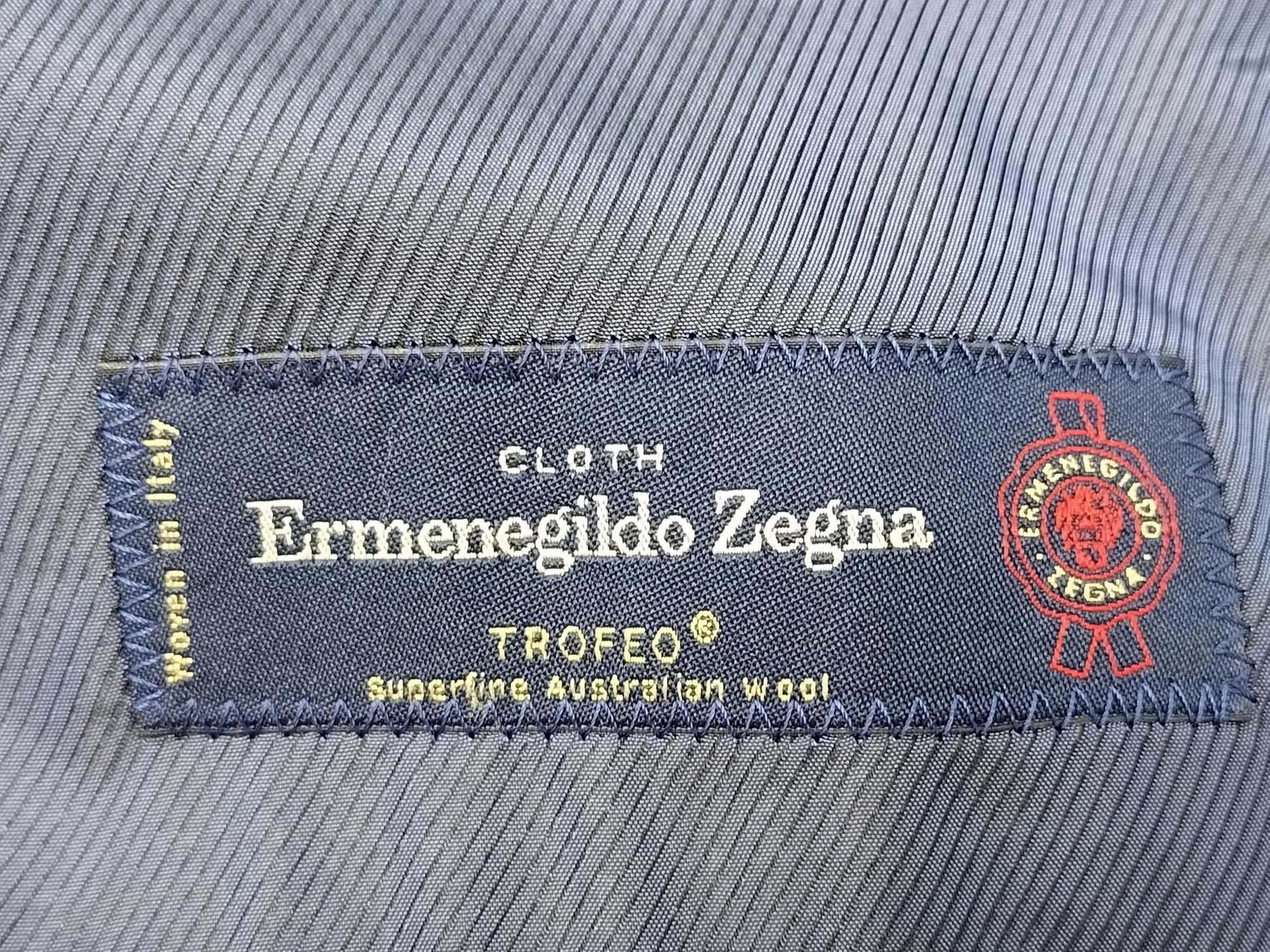 Zegna Trofeo Stripe Suit Set in Black Other Apparel