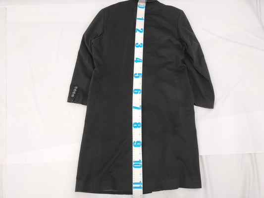 Zegna 100% Cashmere Long Coat, Black