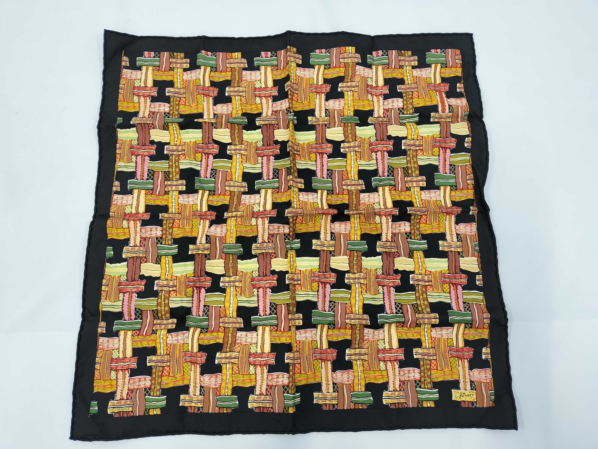 HERMES Mini Carré Scarf