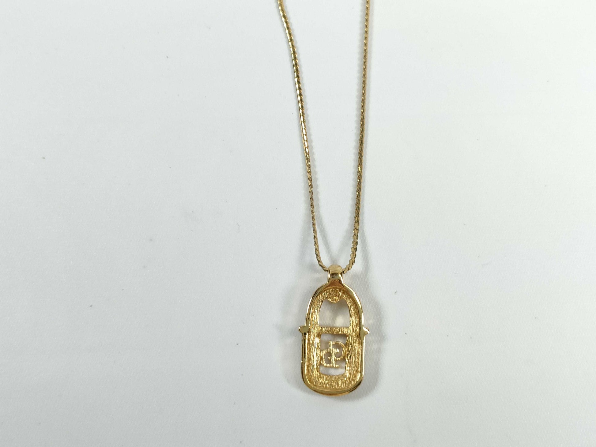 Dior CD Necklace Rhinestone Necklace