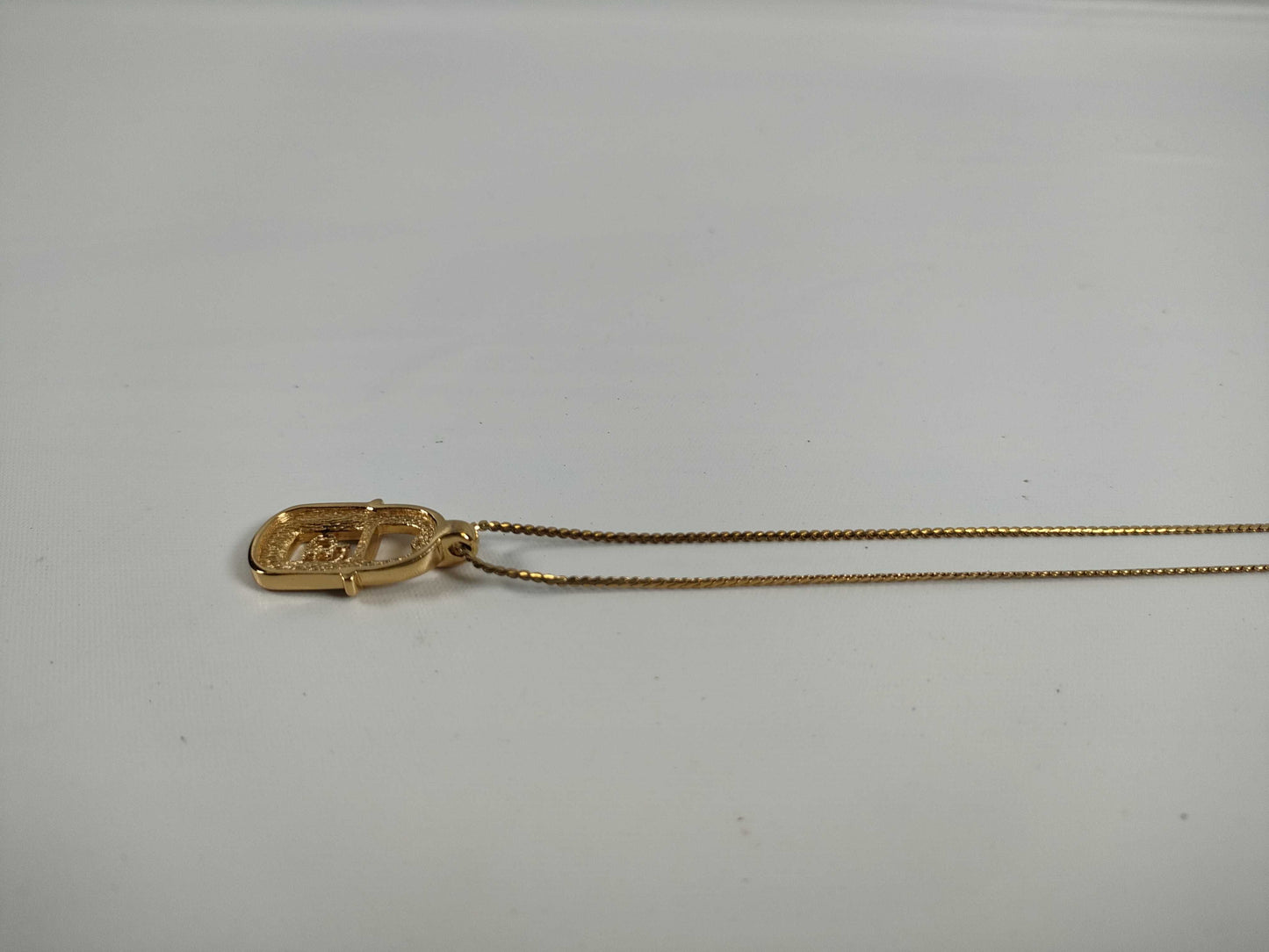 Dior CD Necklace Rhinestone Necklace