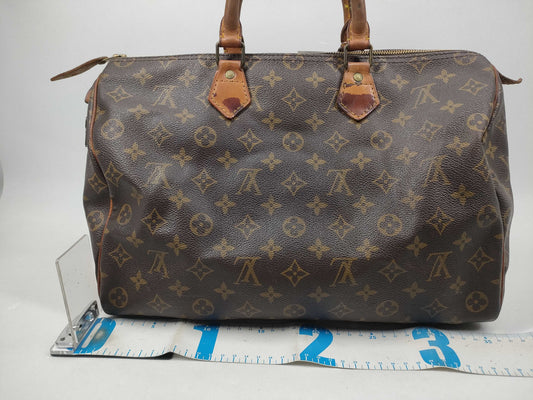 LOUIS VUITTON Monogram M41107 Speedy 35 Boston Bag