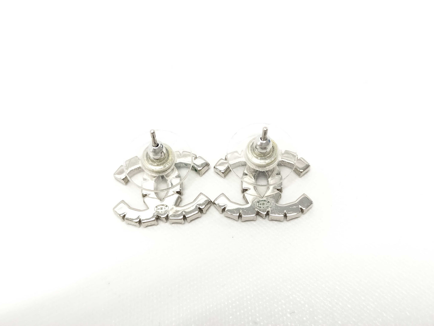 CHANEL Rhinestone Coco Earrings Earrings