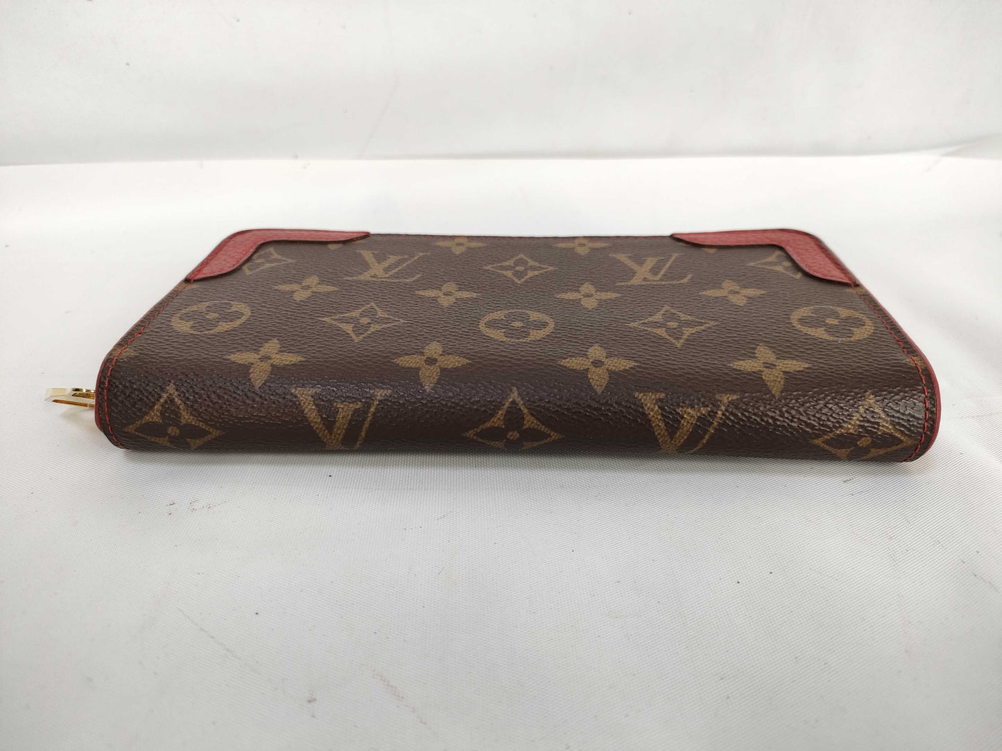 LOUIS VUITTON Monogram Zippy Wallet Retiro Red Wallet