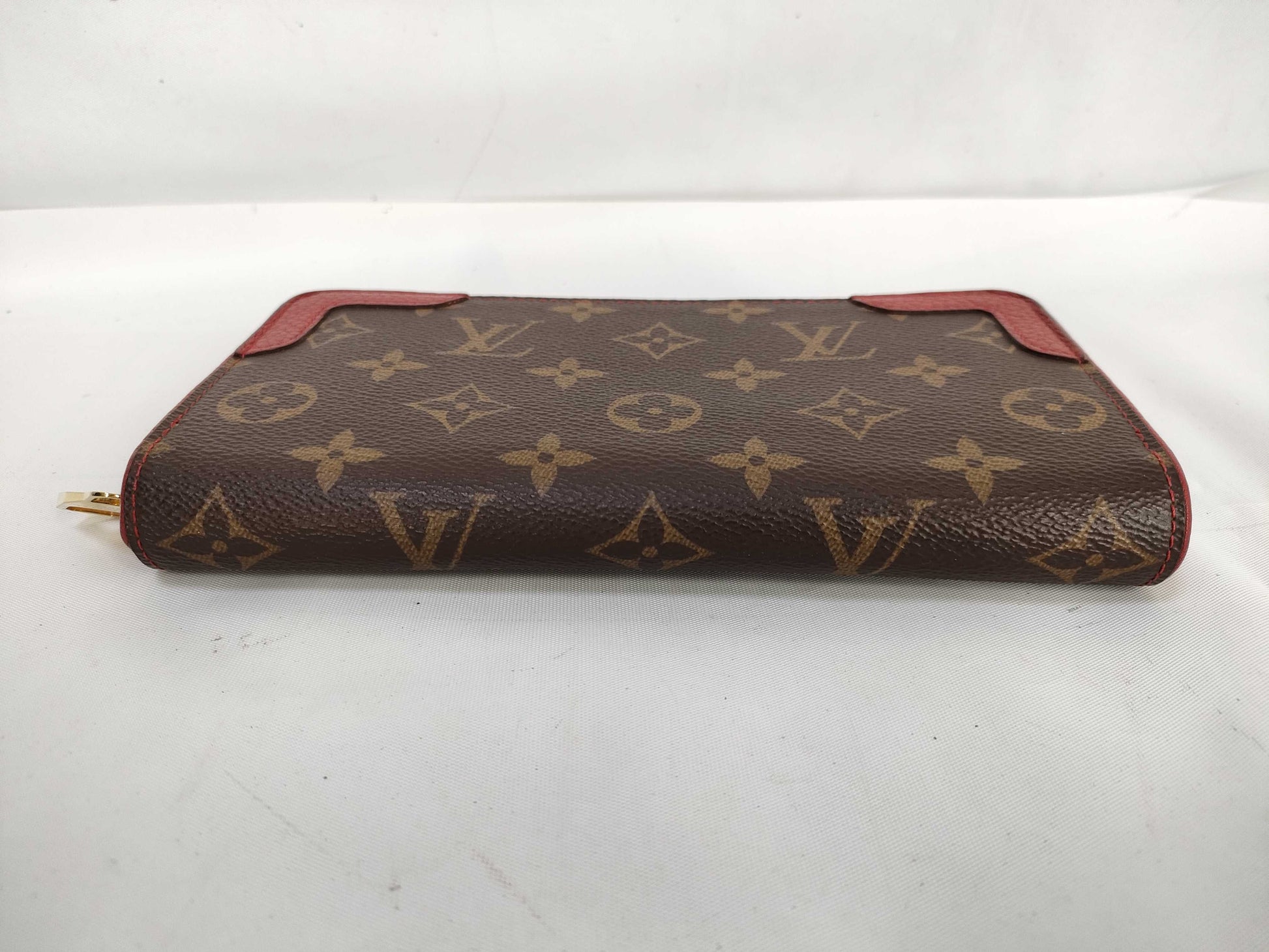 LOUIS VUITTON Monogram Zippy Wallet Retiro Red Wallet