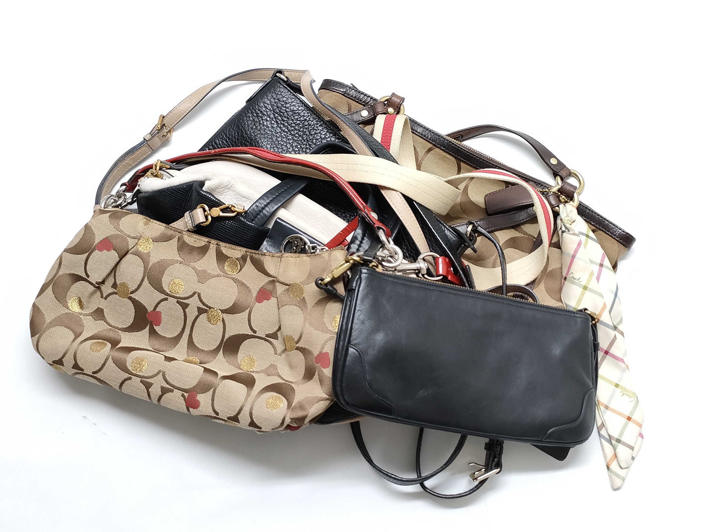 COACH Kate Spade/Marc Jacobs 5-piece handbag set including shoulder bag