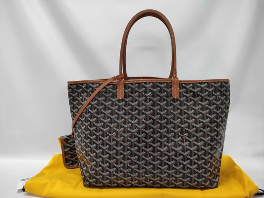 GOYARD PM Brown Tote Bag with Pouch