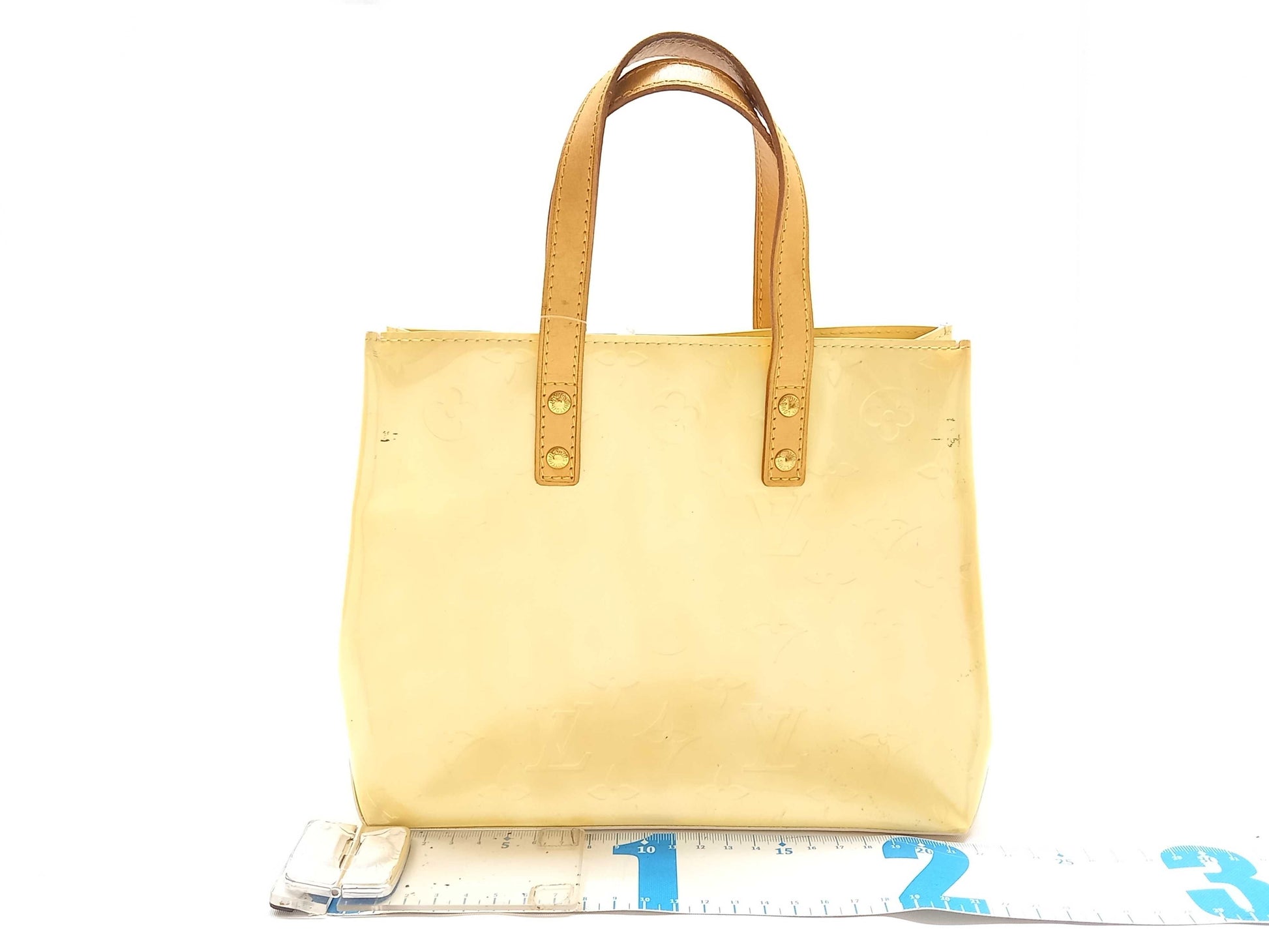 LOUIS VUITTON Vernis Reed PM Handbag