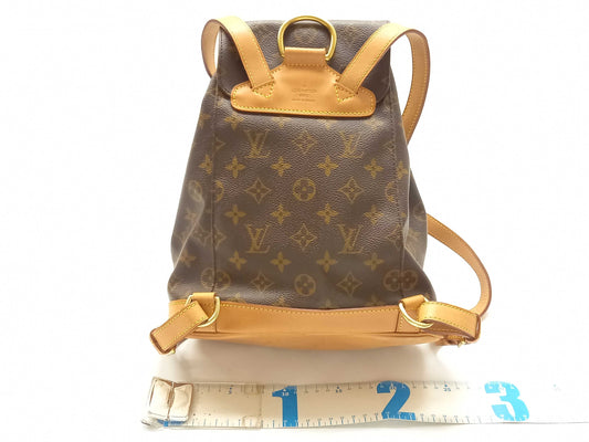 LOUIS VUITTON Monogram M51136 Montsouris MM Backpack with Box