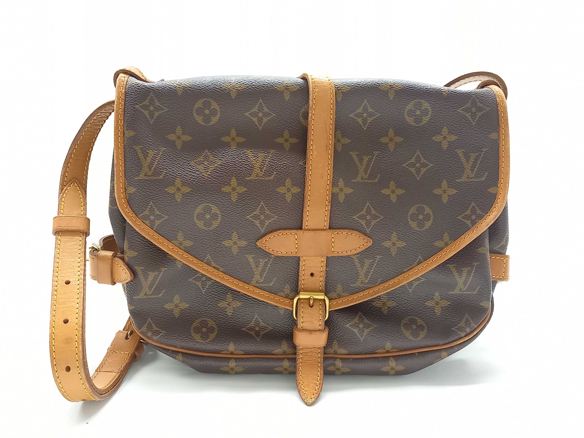 LOUIS VUITTON Monogram M42256 Saumur 30 Shoulder Bag