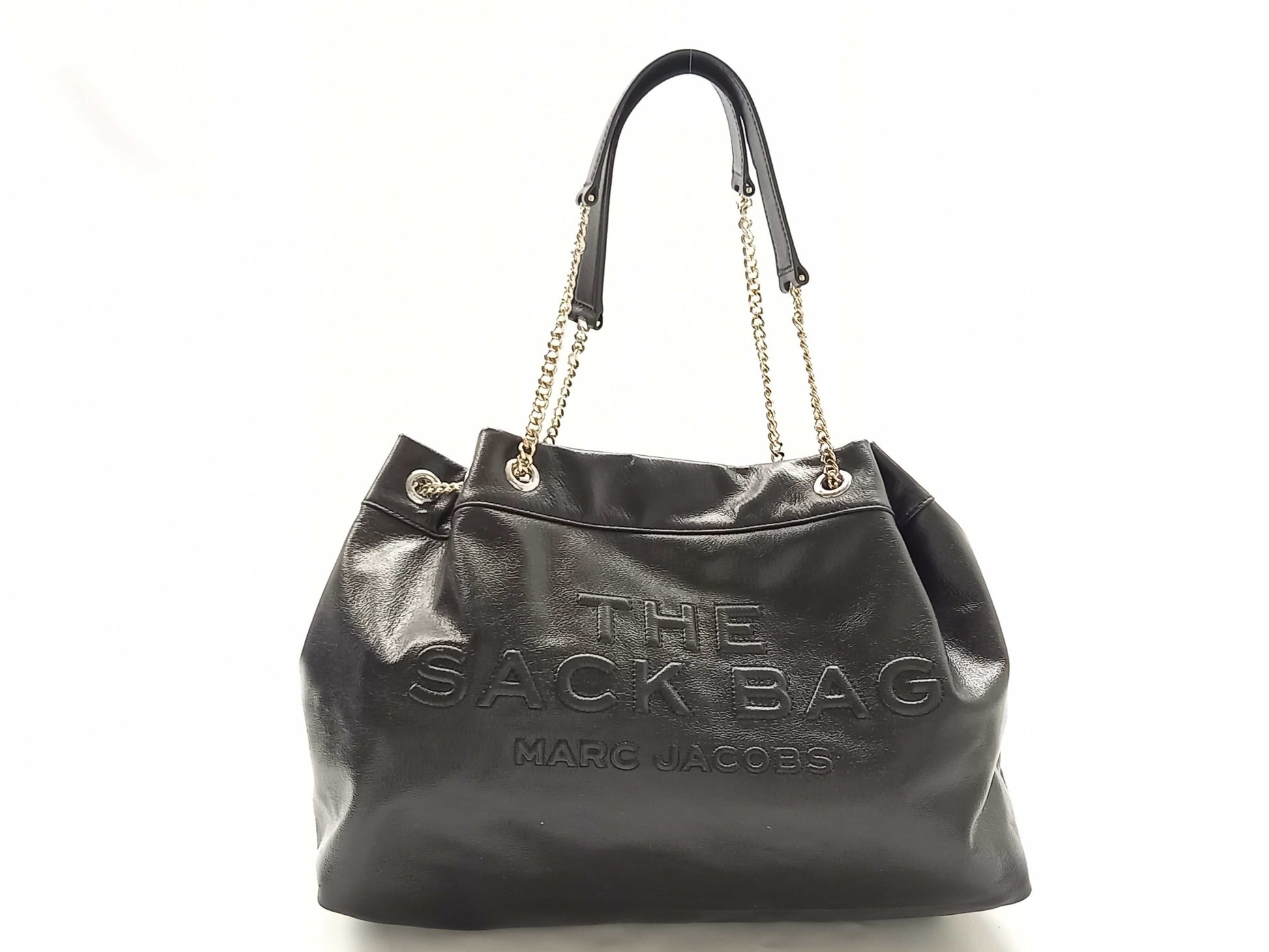 MARC JACOBS Chain Leather Tote Bag