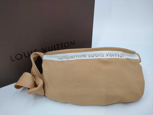LOUIS VUITTON Fondation Louis Vuitton Museum Body Bag, Unused, Waist Bag