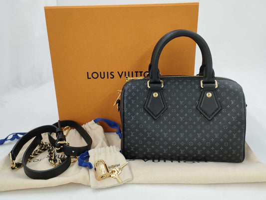 LOUIS VUITTON Nanogram M22595 Speedy Banduriere 20 Boston Bag