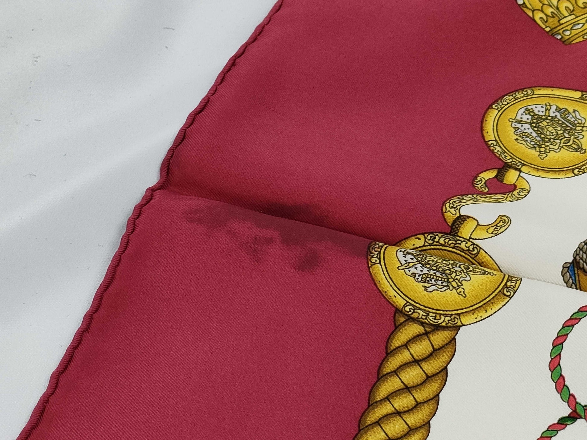 HERMES Carre LES TAMBOURS Scarf