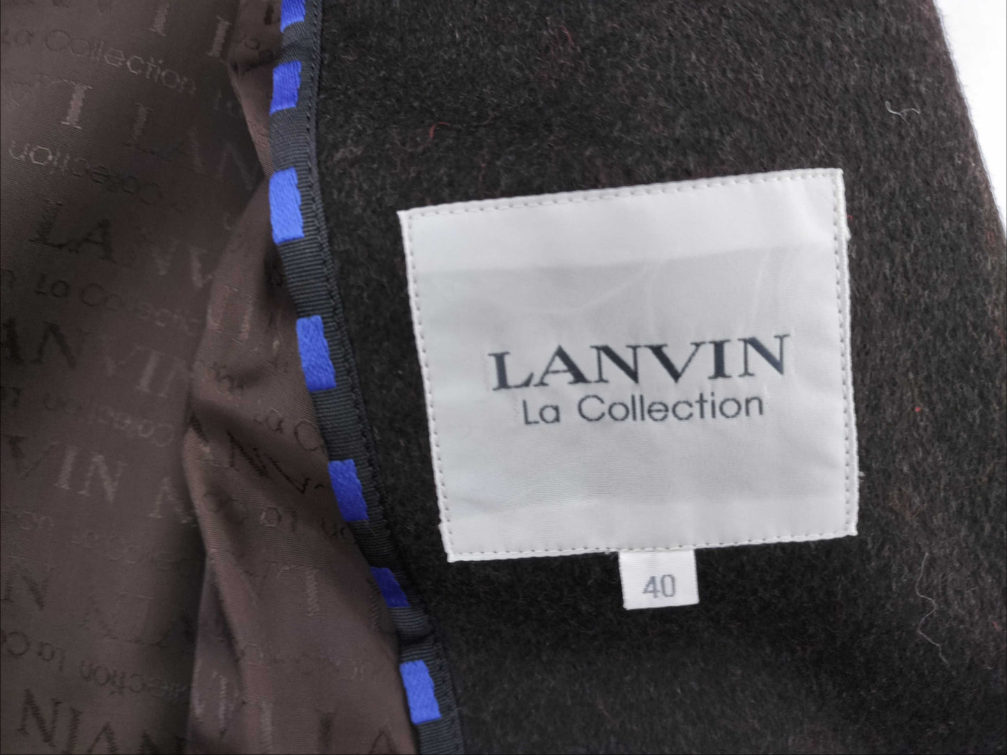 LANVIN Cashmere Brown Long Coat