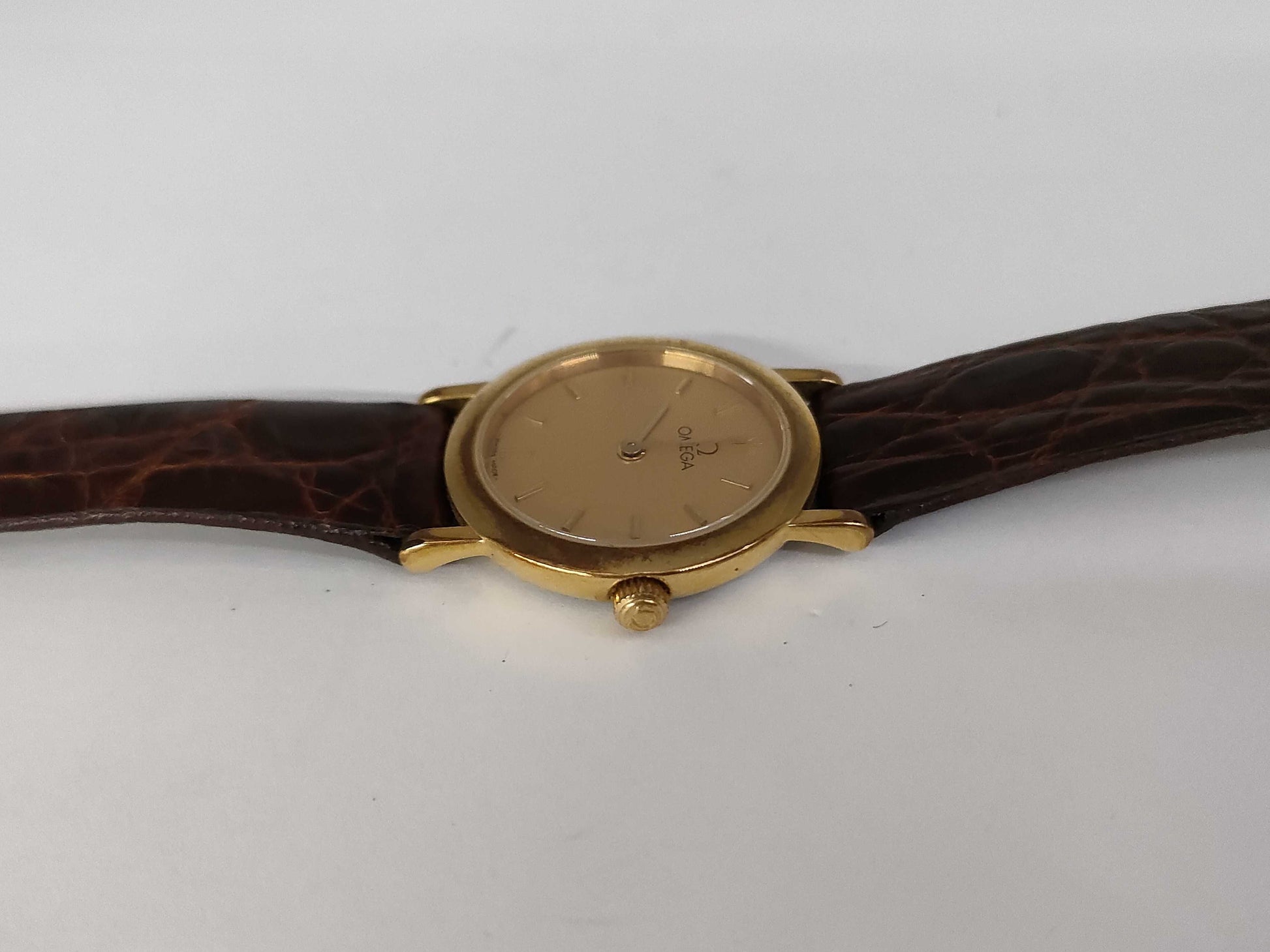 OMEGA Devil Leather Strap Women's Watch