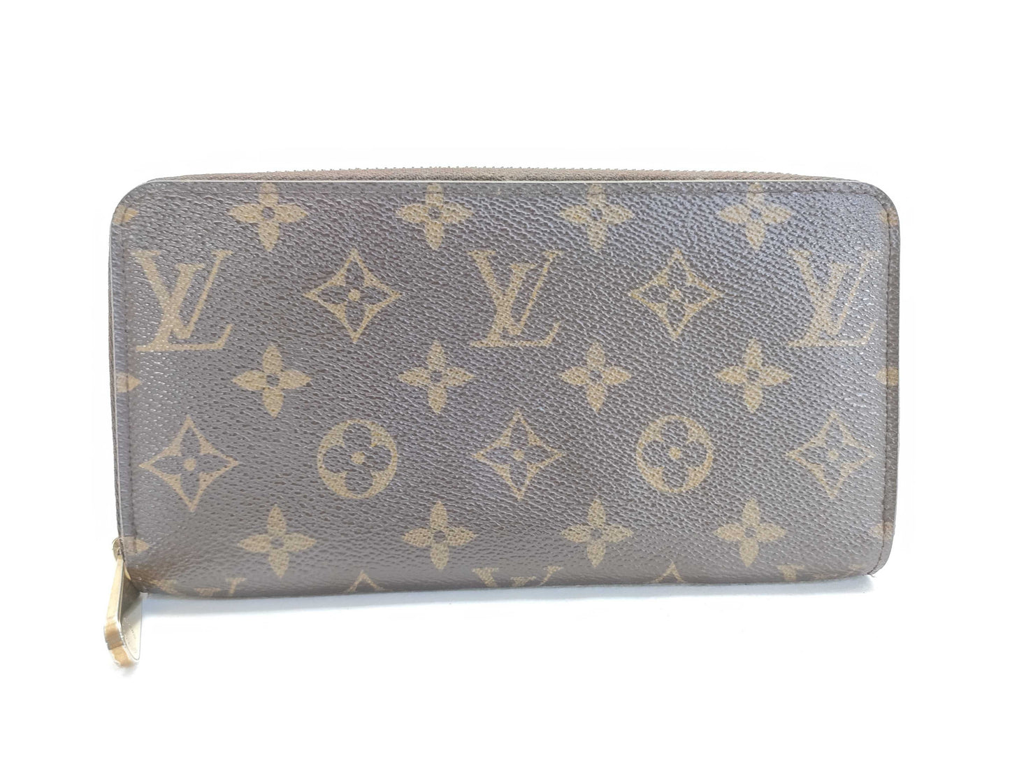 LOUIS VUITTON Monogram Zippy Wallet Round Wallet