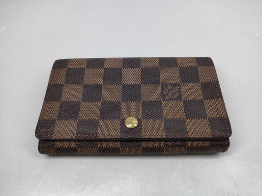 LOUIS VUITTON Damier Porte Monnaie Billet Tresor Wallet