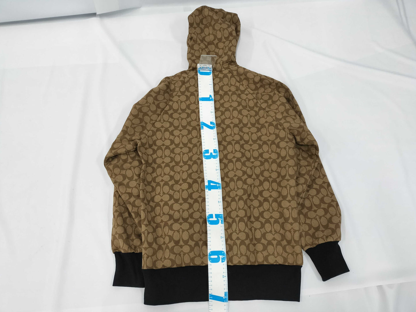 COACH Signature Zip Hoodie XS Size Tagged Top
