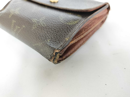 LOUIS VUITTON Monogram *2-piece wallet set