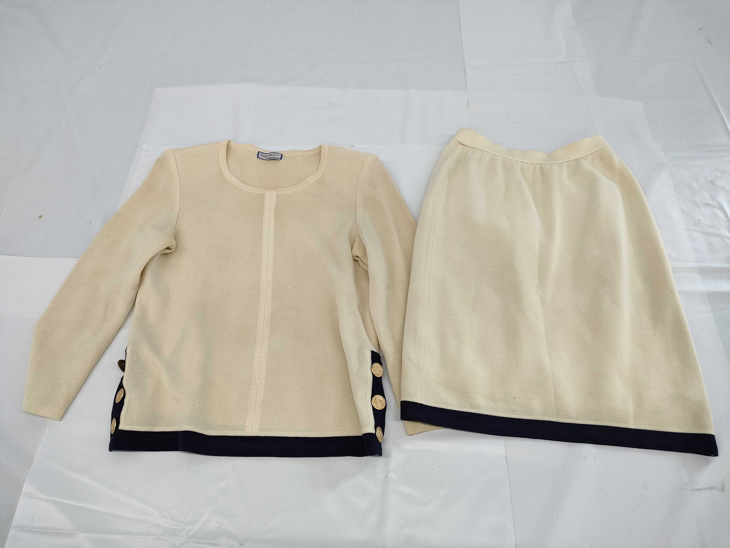 Yves Saint Laurent Set/Gold Buttons/Skirt Dirty Other Apparel