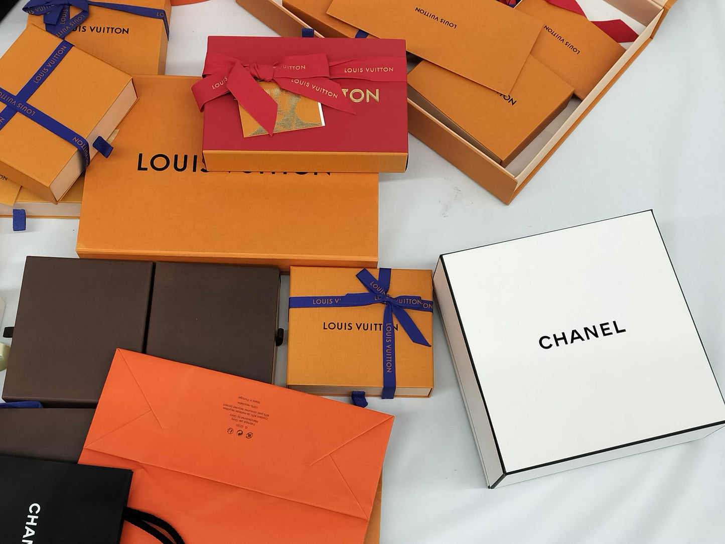 Hermes * Louis Vuitton * Chanel etc. Box Set Brand Empty Box Bundle Brand Empty Box Bundle