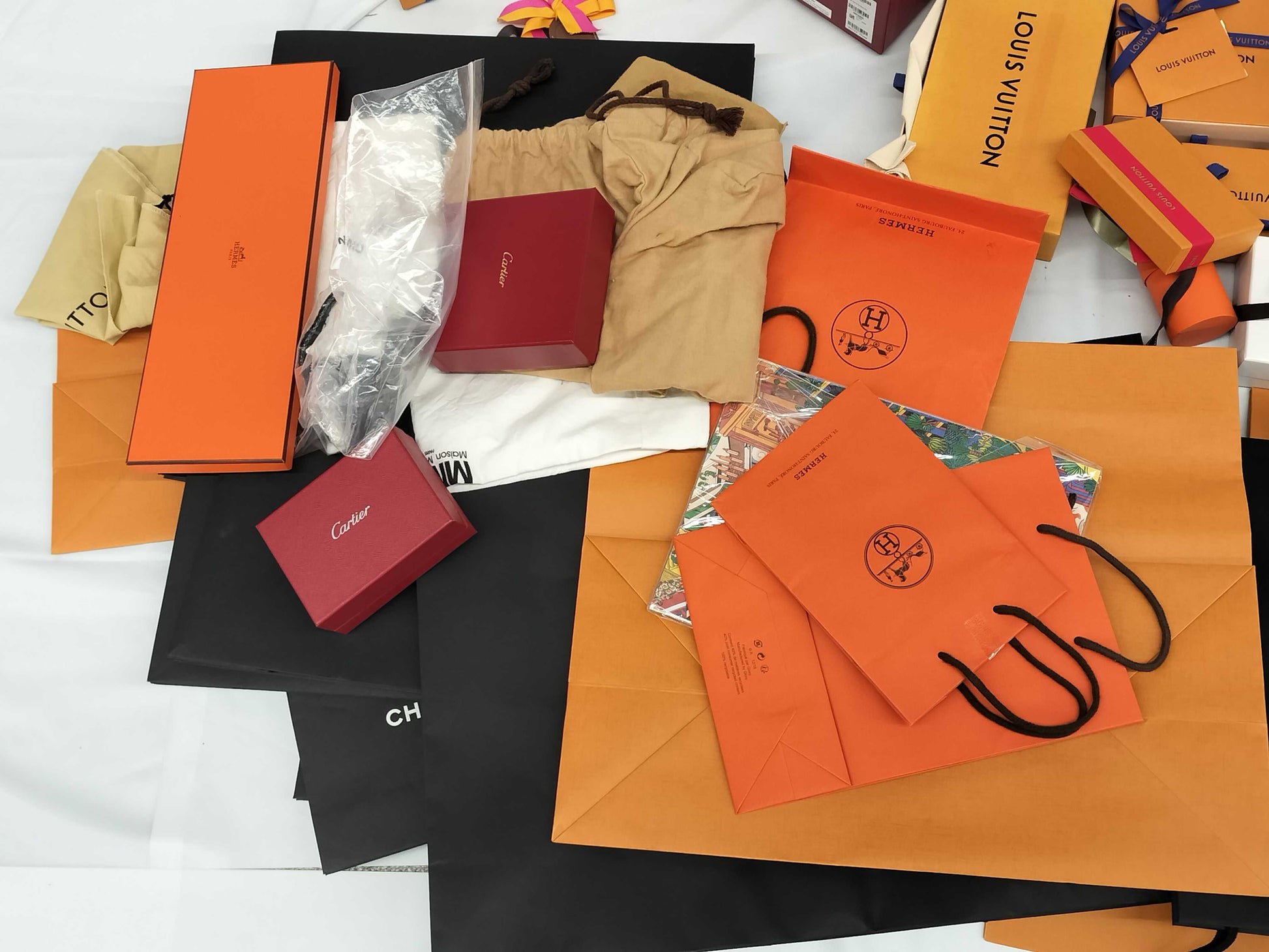 Hermes * Louis Vuitton * Chanel etc. Box Set Brand Empty Box Bundle Brand Empty Box Bundle