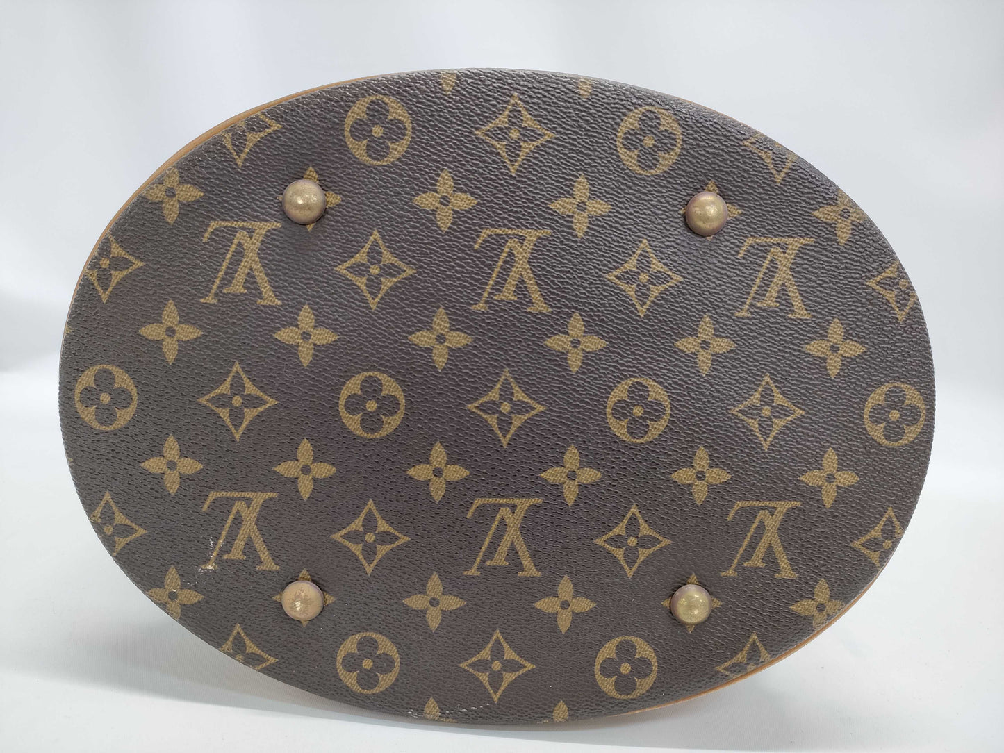 LOUIS VUITTON Monogram Bucket GM Tote Bag