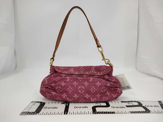 LOUIS VUITTON Monogram Denim Mini Pretty Pink Handbag