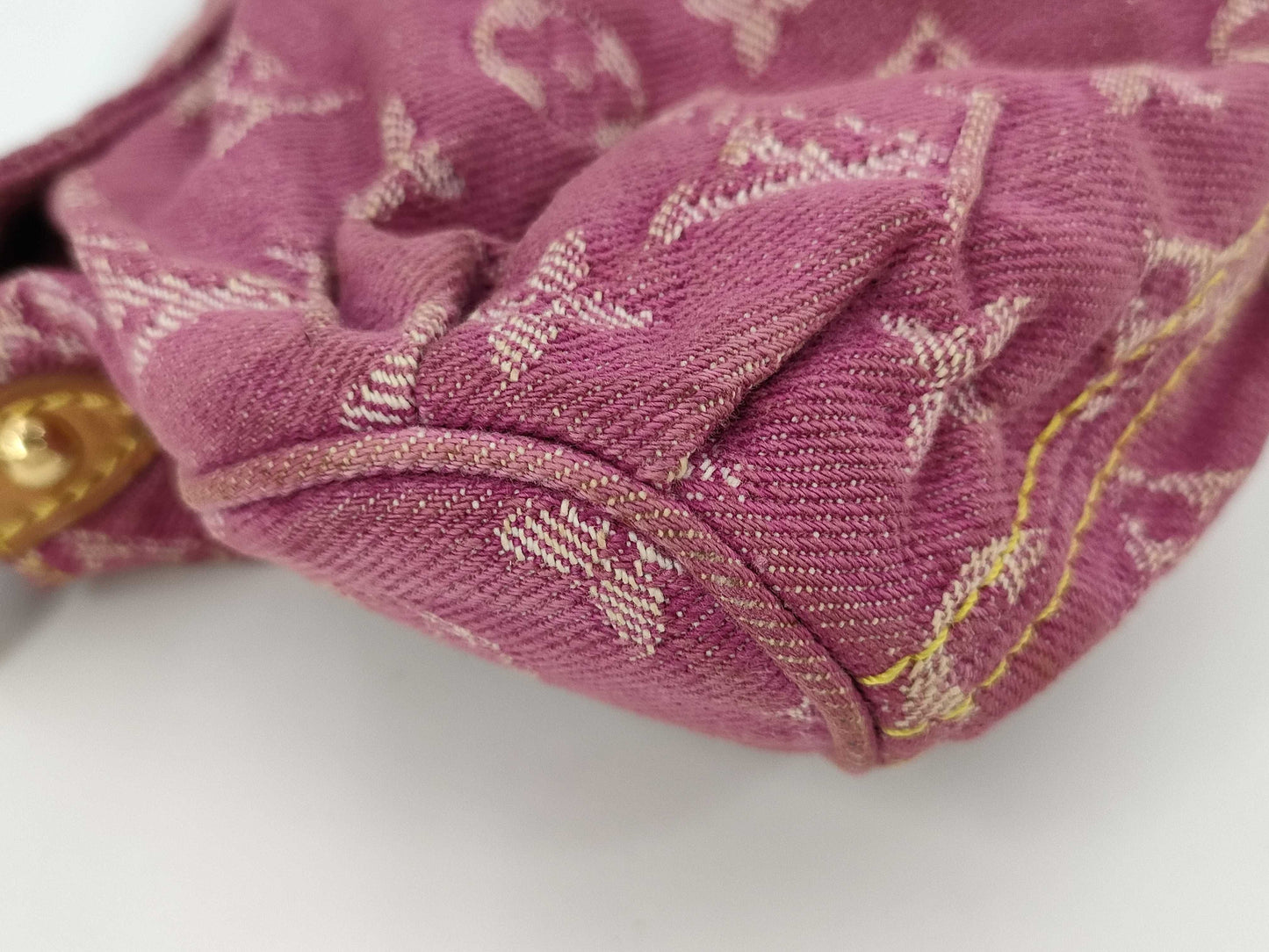 LOUIS VUITTON Monogram Denim Mini Pretty Pink Handbag