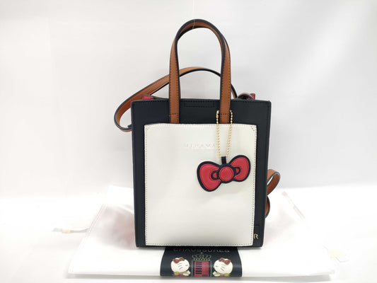 MIHAMA Leather Hello Kitty Collaboration 100th Anniversary Ribbon Shoulder Bag