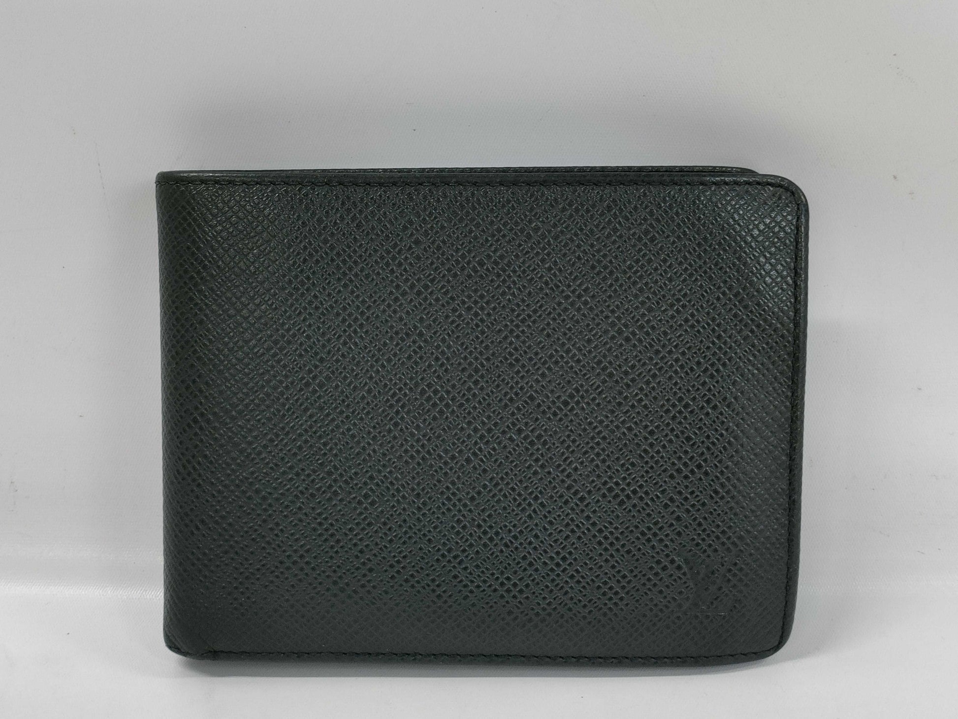 LOUIS VUITTON Taiga Taiga Bi-Fold Wallet with Initials Wallet