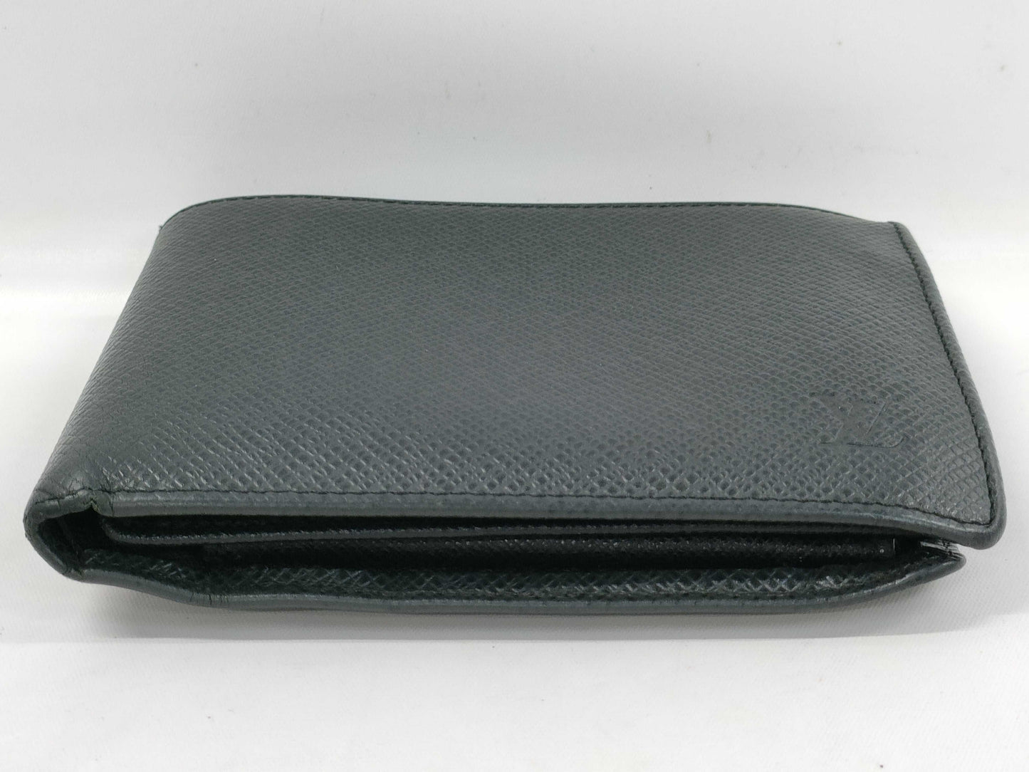 LOUIS VUITTON Taiga Taiga Bi-Fold Wallet with Initials Wallet