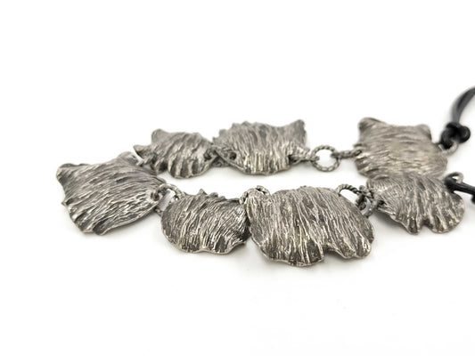 LANVIN Silver Color Necklace Earring Set Accessories Summary Accessories Summary