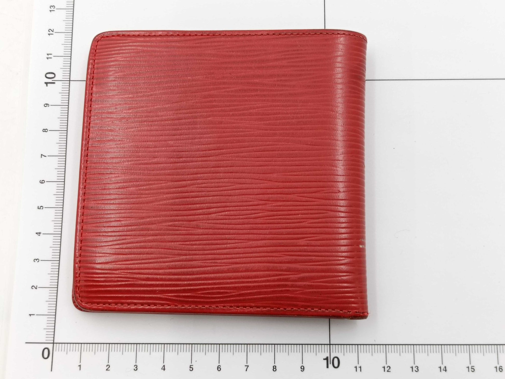 LOUIS VUITTON Epi Portefeuille Marco Red Wallet