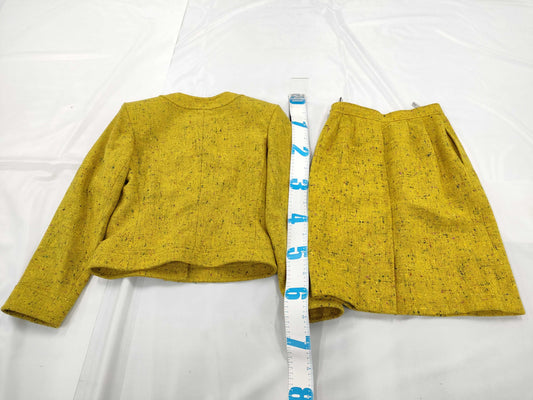Yves Saint Laurent Tweed Set Skirt Other Apparel