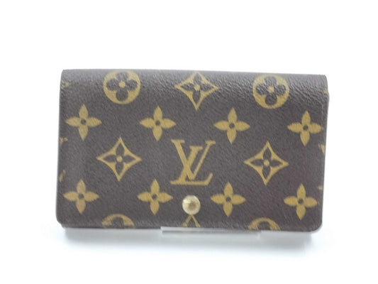 LOUIS VUITTON Monogram Porte Monnaie Tresor M61730 Wallet