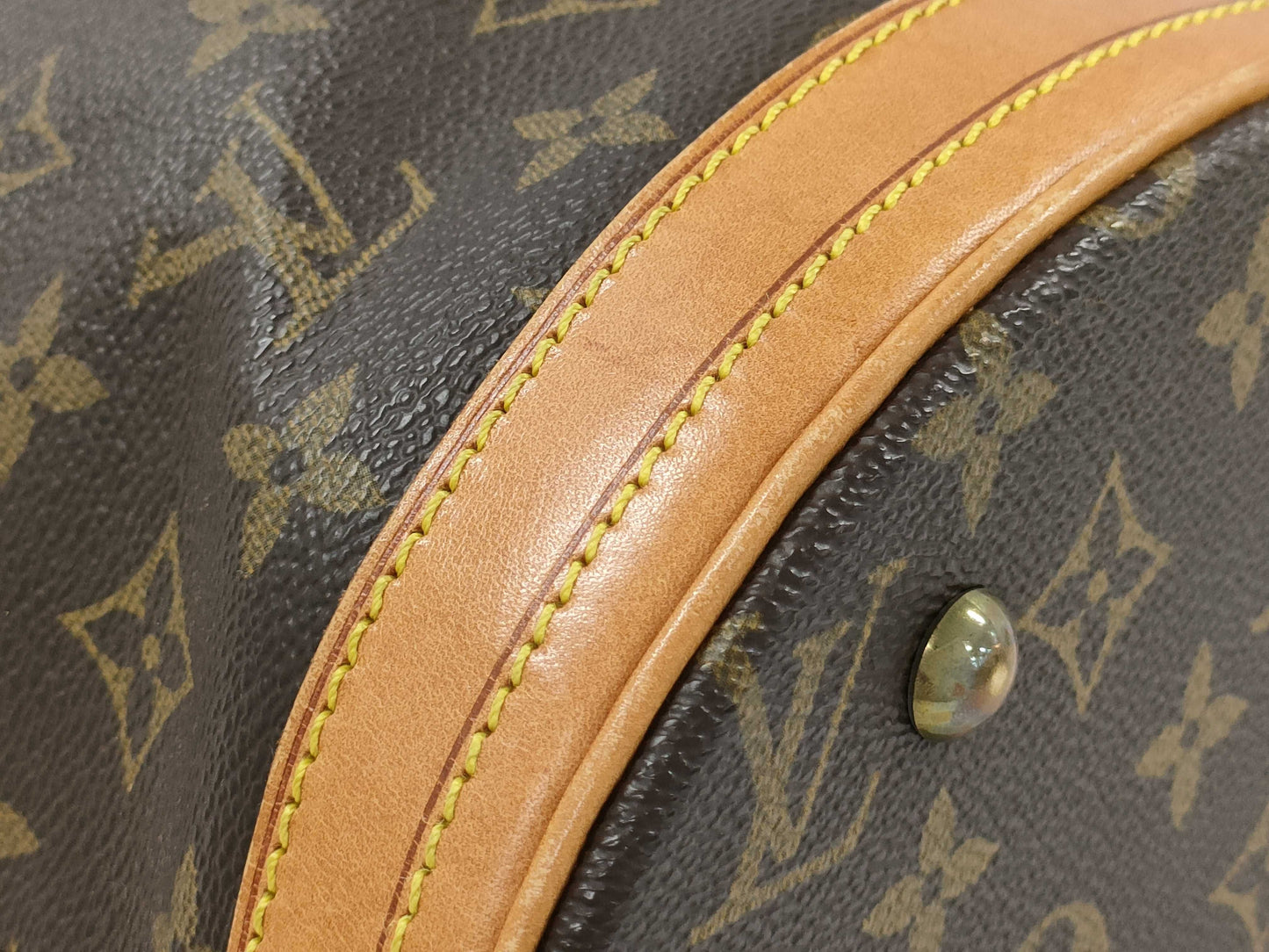 LOUIS VUITTON Monogram Bucket Tote Bag with Pouch
