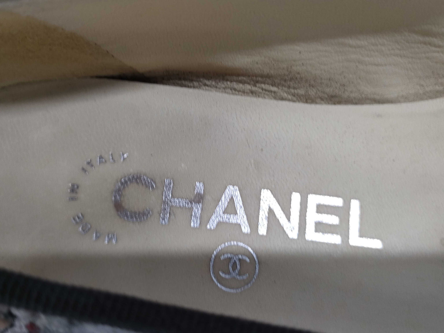 CHANEL Flap Shoes Tweed G02819 Pumps