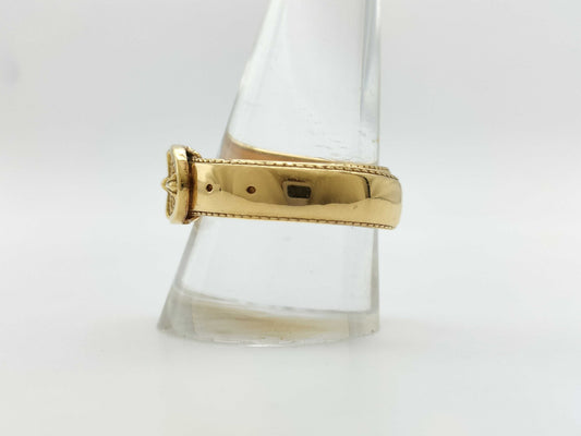 CHROME HEARTS Cross YG 22K 13.4g Ring