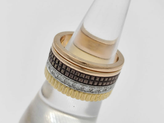 BOUCHERON Quatre Classic Large #54 Diamond 750 18.9g Ring