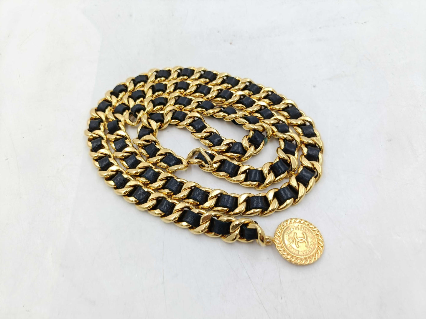 CHANEL chain belt